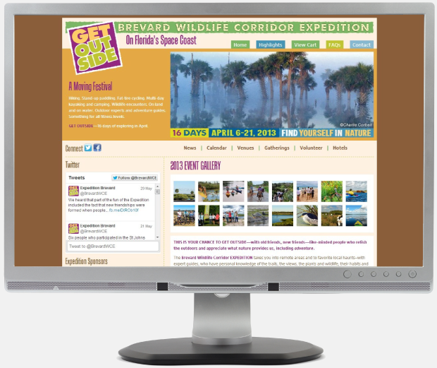 Brevard Wildlife Corridor Expedition:  Brand Development / Web Design & Development