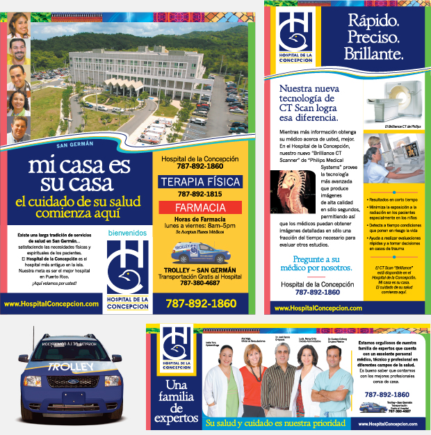 Hospital De La Concepcion Print Advertising Spanish