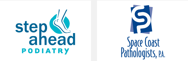 Logo / Brand Design / Development - step ahead podiatry / Space Coast Pathologists