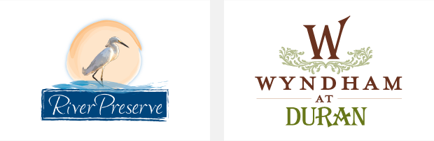 Logo / Brand Design / Development - River Preserve / Wyndham at duran