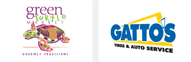 Logo / Brand Design / Development - Green Turtle / Gatto's Tires