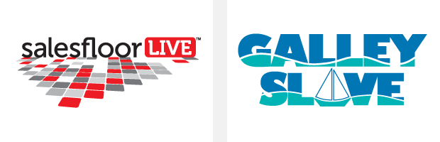 Logo / Brand Design / Development - salesfloor Live / Galley Slave