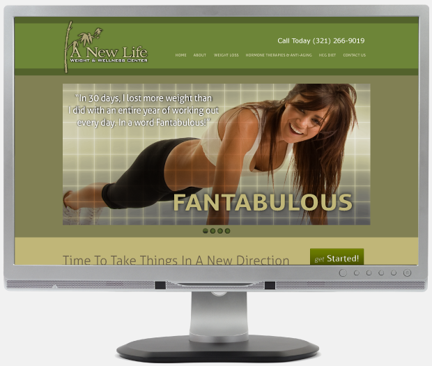 Website design revamp -New Life Wellness 