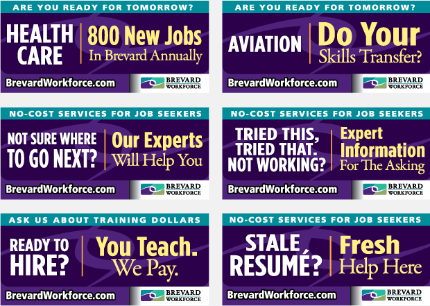 Brevard Workforce advertising Portfolio billboard campaign 2