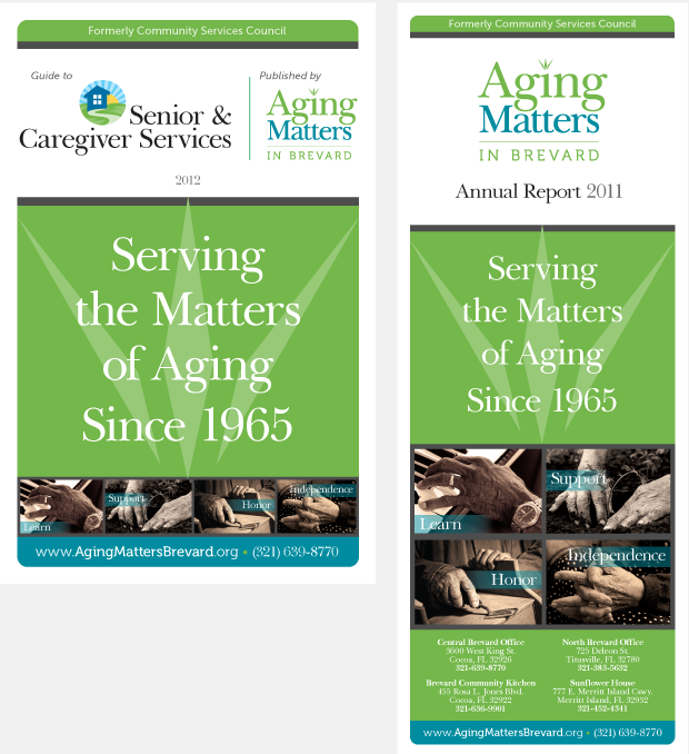 Collateral Design / Development - Aging Matters in Brevard