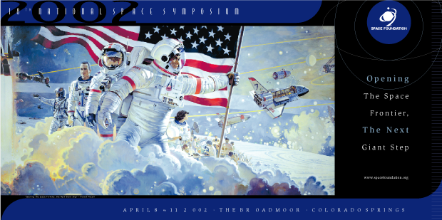 Poster Design - National Space symposium 2002 / Space Foundation 