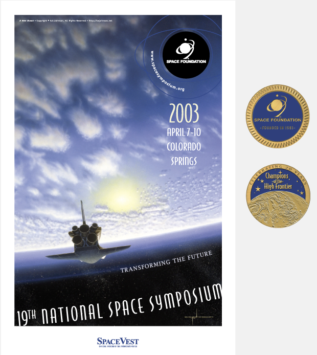 Poster Design - National Space symposium 2003 / Space Foundation 