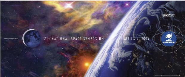 Poster Design - National Space symposium 2005 / Space Foundation 