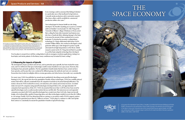 Book design / development / Space Report 2012 / Space Foundation