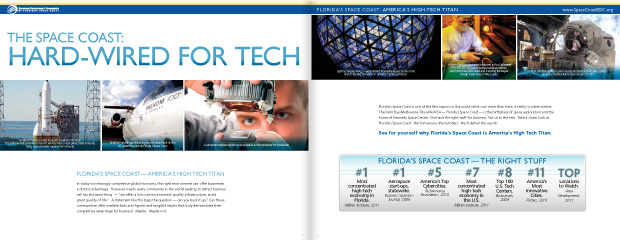 Economic Development Commission Florida's Space Coast: Brochure Design 