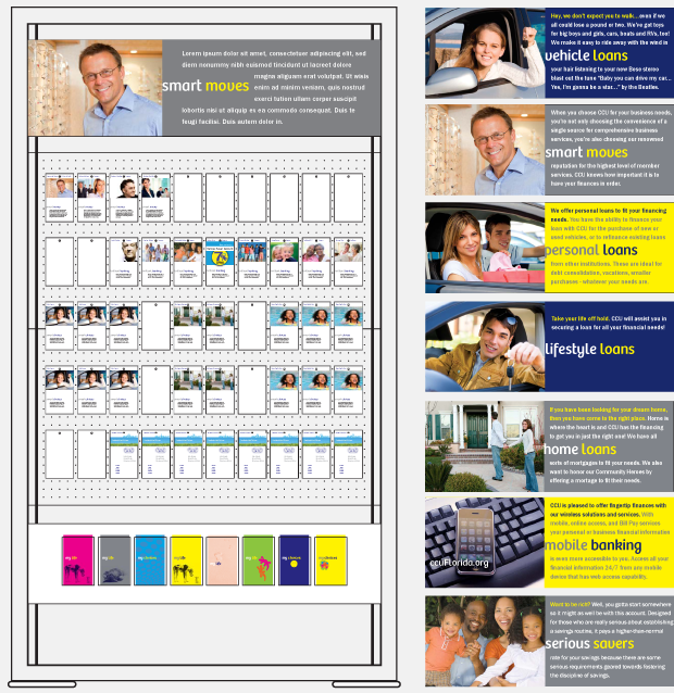 Signage Advertising Campaign Design - Community Credit Union Florida