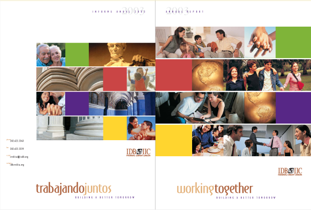 Annual Report 2003 Design / Development - IDB IIC Federal Credit Union 