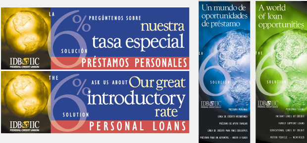 Collateral Design / Development - IDB IIC Federal Credit Union 