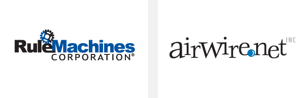 Logo / Brand Design / Development - Rule Machines / Airwire.net 