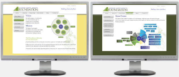 Space Coast Health Foundation Website Design / Development / WordPress CMS