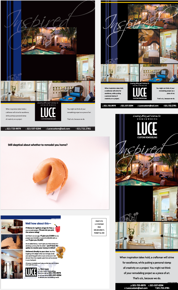 Luce Custom Remodeling Magazine Ads