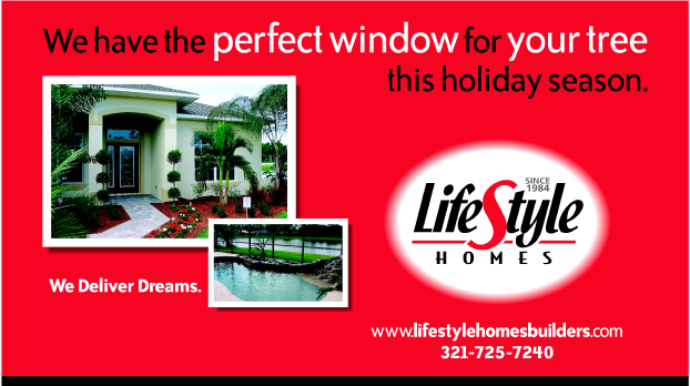 LifeStyle Homes theater screen advertising 